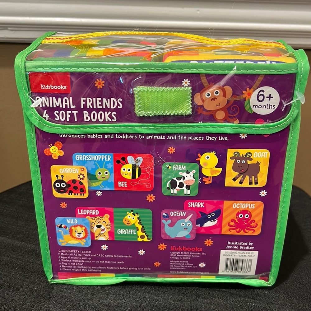 Animal Friends 4 Soft Books Set.